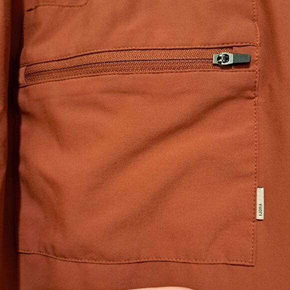 Vuori Trail Short The Rise The Shine Clay Red Men's Athletic Shorts Size Large - Picture 5 of 13
